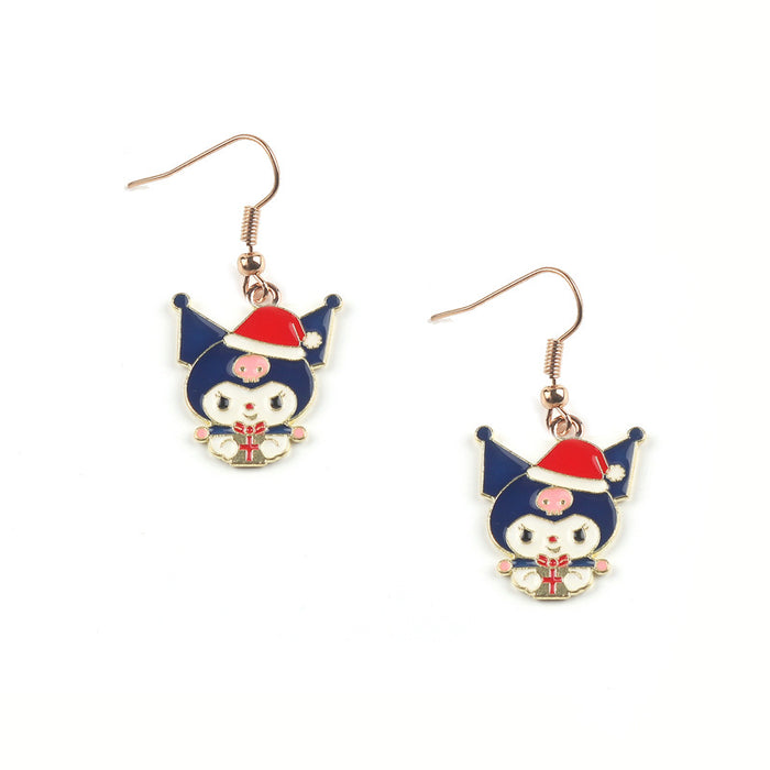 Wholesale 10pcs Cartoon Christmas Alloy Earrings (F) JDC-ES-FuYu003