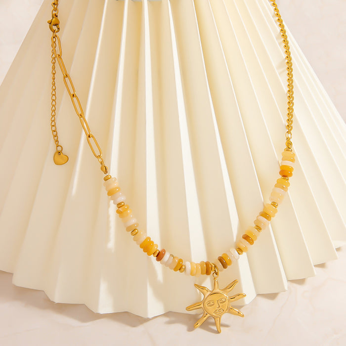 Wholesale Necklace, fashionable and niche, colorfast collarbone chain