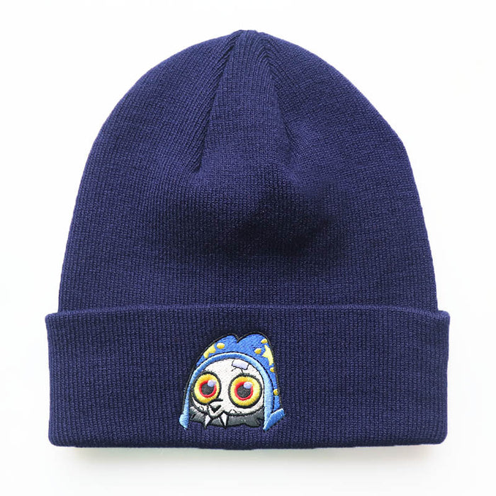 Wholesale Cartoon Character Embroidery Acrylic Knitted Beanie Hat JDC-FH-LvH016