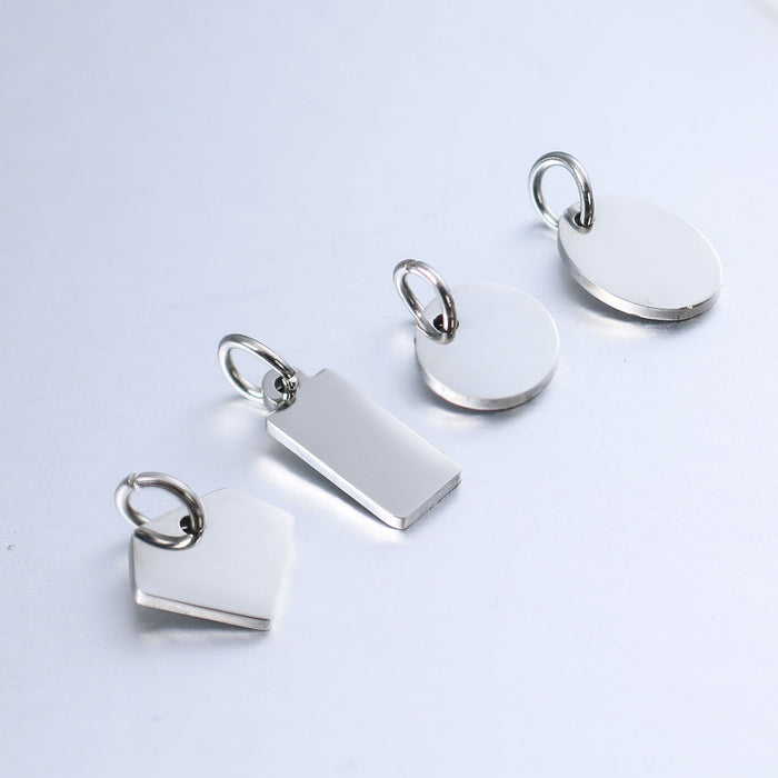 Wholesale Stainless steel bracelet, bracelet hang tag, mirror polished electroplating