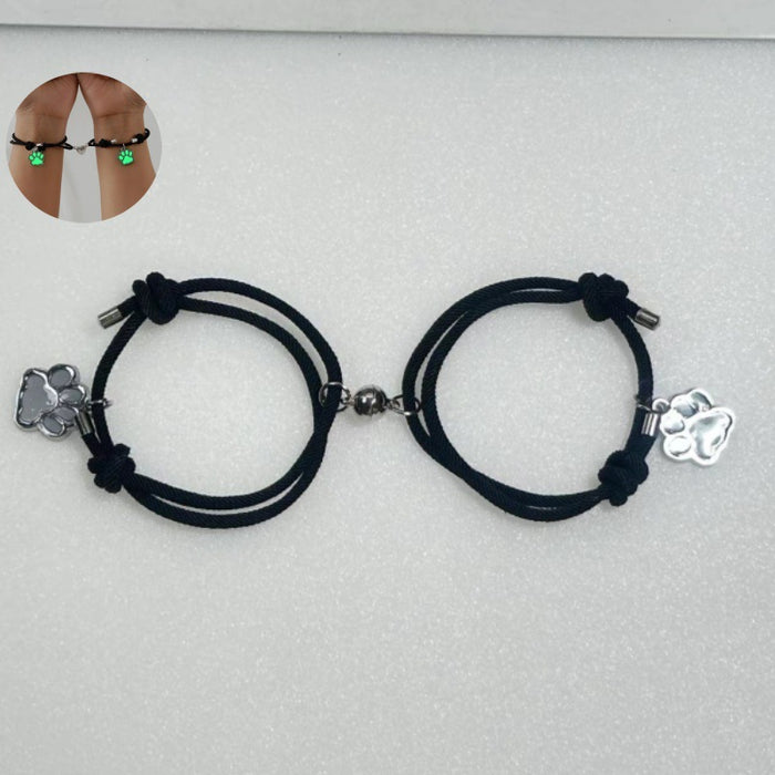 Wholesale Luminous Dog Claw Pendant  Bracelet