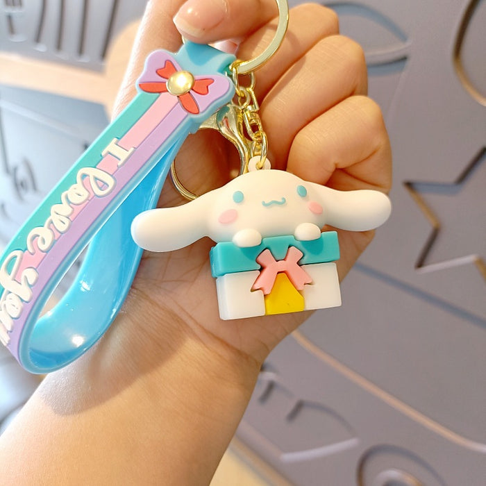 Wholesale Cartoon Silicone Doll Keychain JDC-KC-MingT173