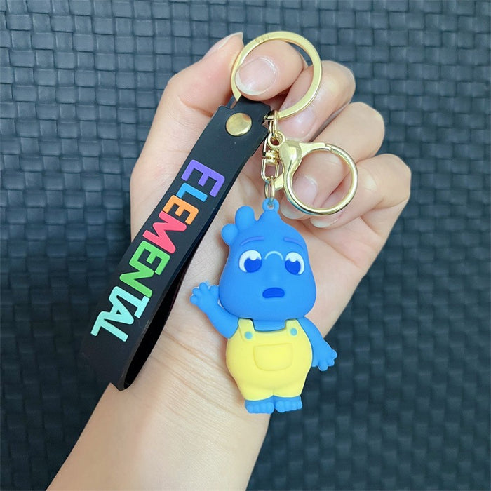 Wholesale Creative Cartoon PVC Soft Keychains JDC-KC-JinB010