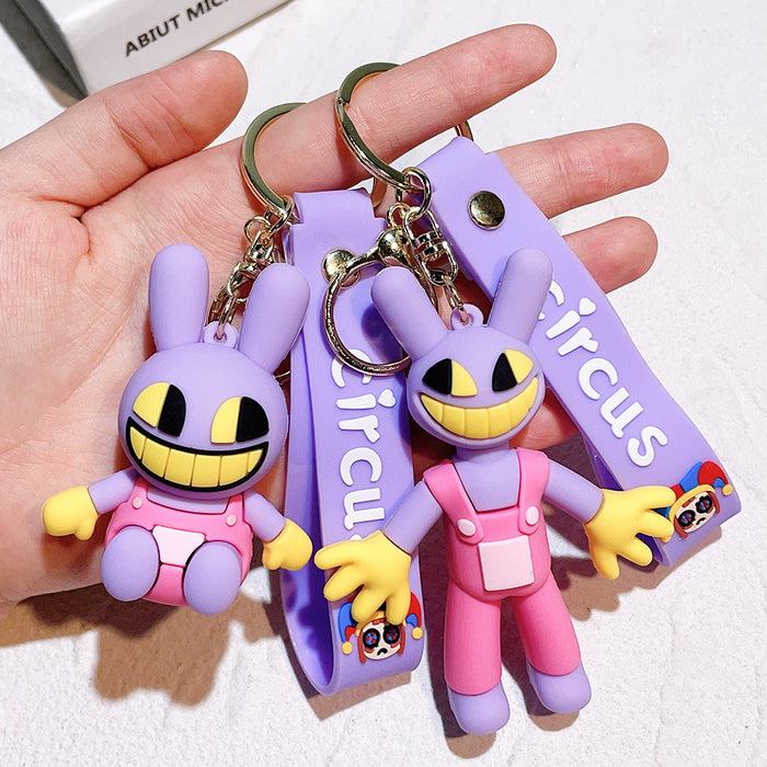 Wholesale Cartoon Doll PVC Keychain JDC-KC-Qiwei001