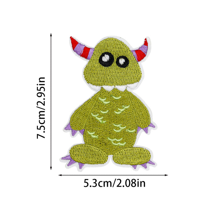Wholesale Small Monster Embroidered Cloth DIY Patches