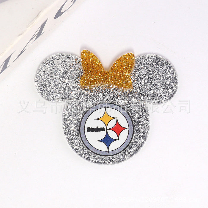 Wholesale 10pcs Cartoon Acrylic DIY Patch Accessories JDC-FK-OuYie015