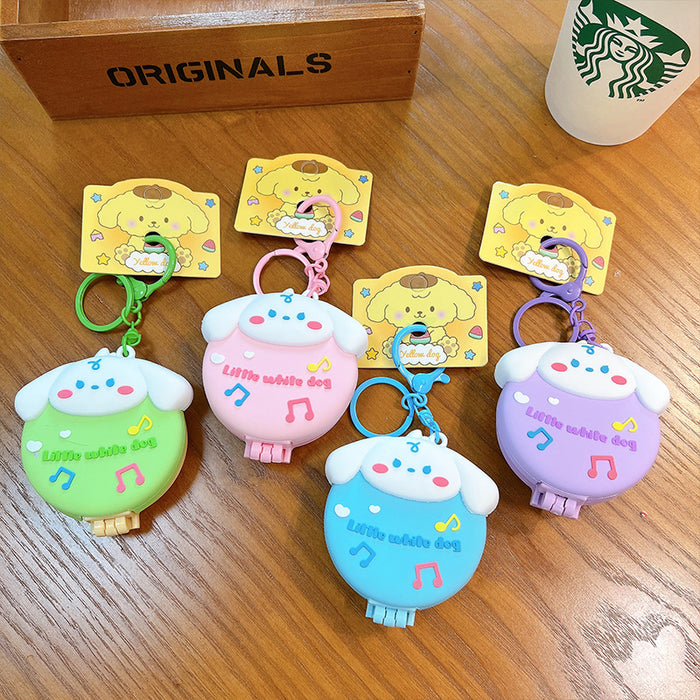 Wholesale Cartoon Portable Folding Airbag Comb Keychain Portable Comb Mirror Dual-Purpose Mini Mirror (S) JDC-KC-YanG015