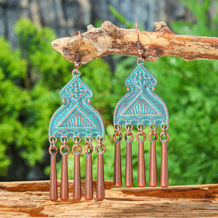 Wholesale Bohemian Tassel Earrings Zinc Alloy Jewelry Accessory MOQ≥2