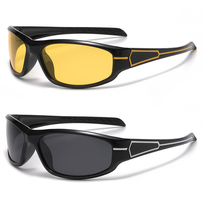 Wholesale Night anti glare yellow film highlights night driving night vision mirror, driver polarizing mirror, sunglasses