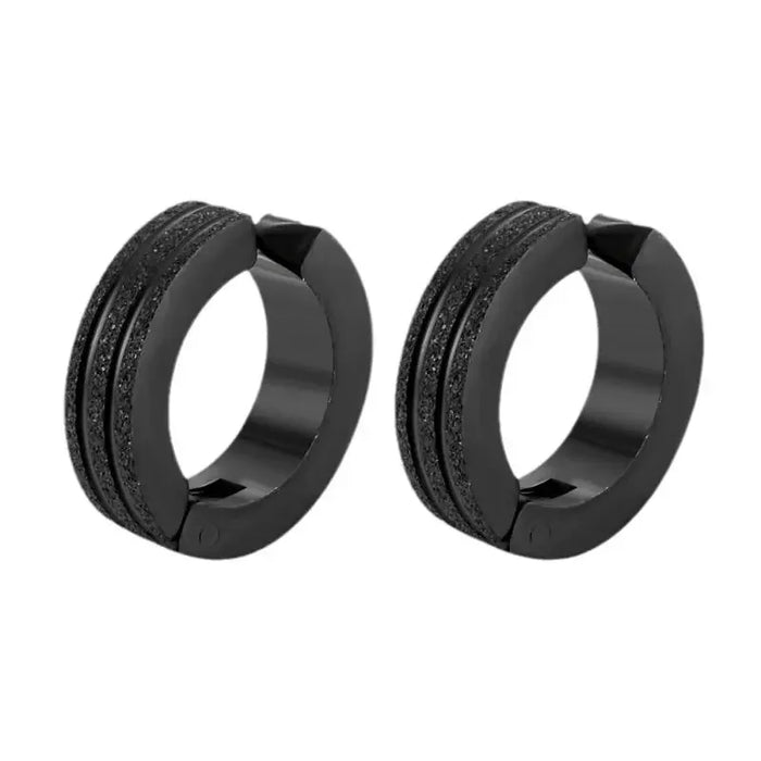 Wholesale High end earrings with frosted ear bone clips, fashionable and personalized temperament