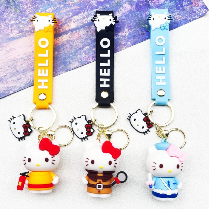 Wholesale PVC Cartoon Doll Keychain JDC-KC-ChuC044