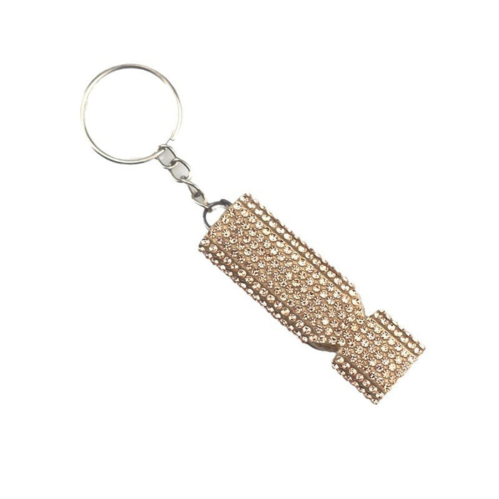 Wholesale Alloy Diamond Whistle Keychain JDC-KC-TouMS027