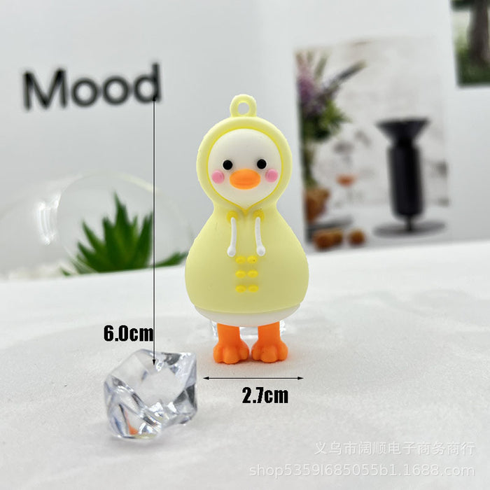 Wholesale Cartoon  Keychain Pendant  Keychain Backpack Duck Keychain Pendant