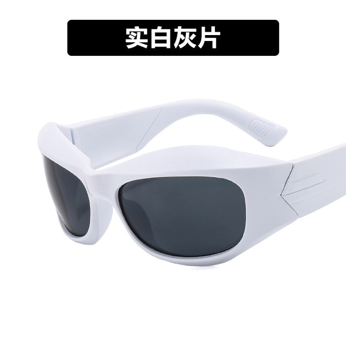 Wholesale Alien curved technology sunglasses trendy sunglasses sunglasses sunglasses
