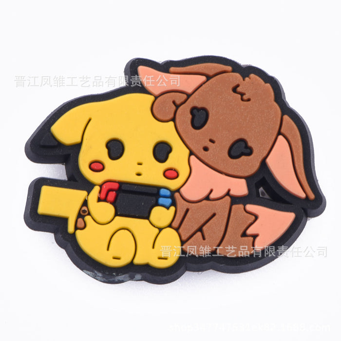 Wholesale 50pcs Cartoon Shoes Charms shoe buckle DIY accessories