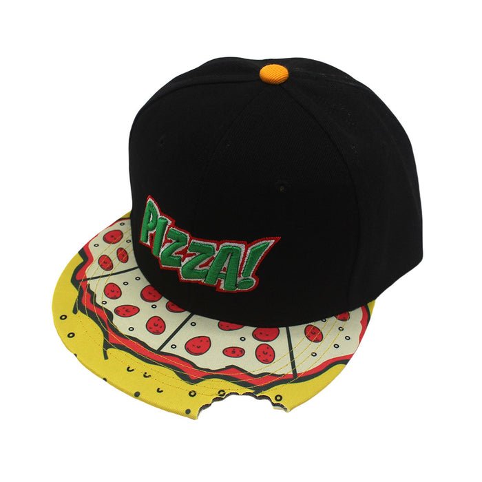 Wholesale Polyester Cartoon Letters Embroidery Flat Brim Baseball Cap JDC-FH-ZhiXie018