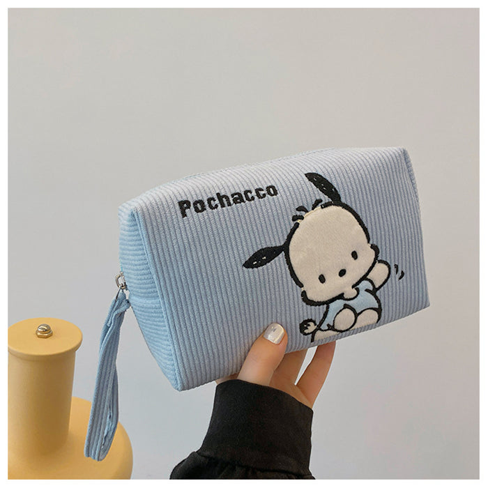 Wholesale Corduroy Cartoon Handy Cosmetic bag JDC-CB-Lihong001