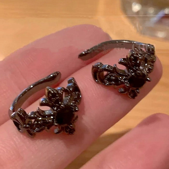 Wholesale Gun Black Cruciferous  Adjustable Ear Clip Niche Design