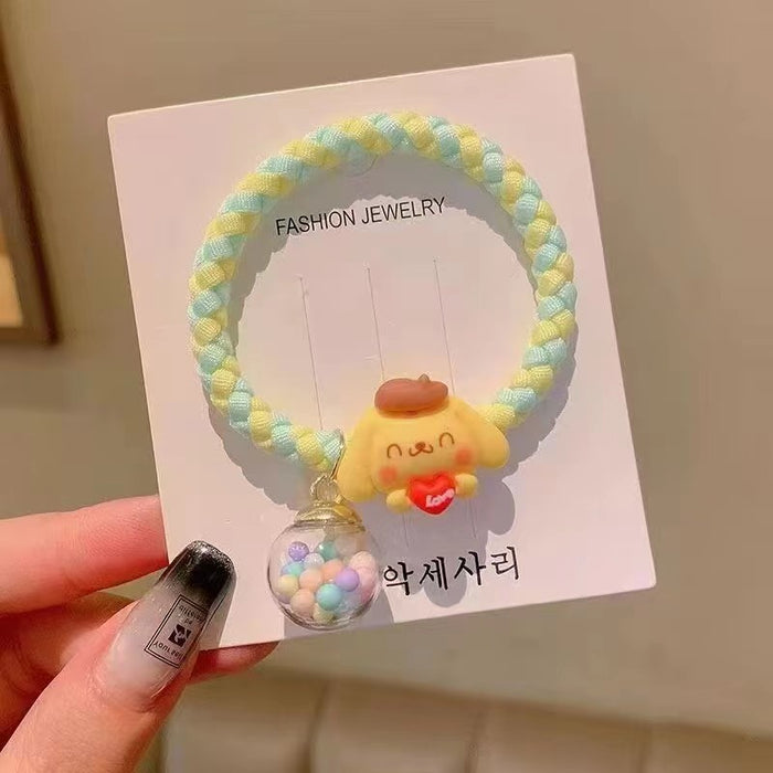 Wholesale Cartoon Cute Braided Fabric Hair Tie JDC-HS-Weiye007