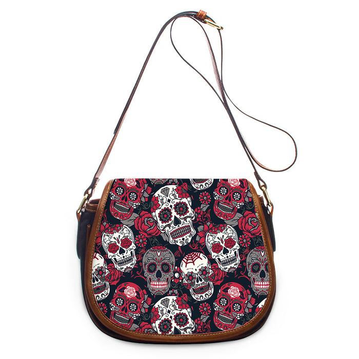 Wholesale Color Skull Print Shoulder Bag JDC-SD-ZhengNian001