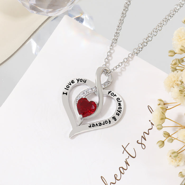 Wholesale Star Stone Peach Heart Necklace Women's accessories