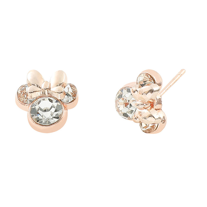 Wholesale Anime character alloy stud earrings with diamonds
