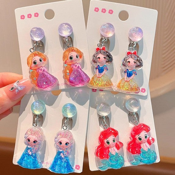 Wholesale Children' s Princess Jewelry Earrings