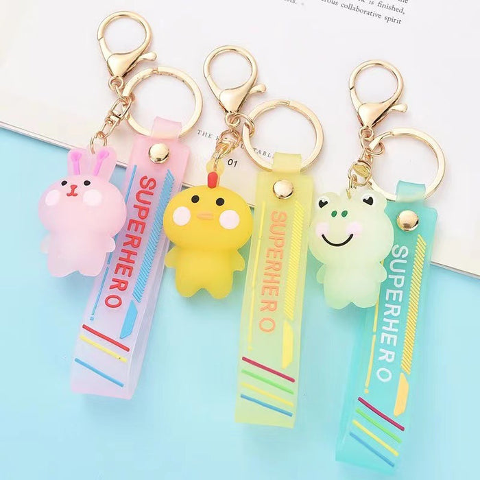 Wholesale Cartoon  Cute Key Chain  Key Pendant School Bag Hanging Doll Keychain