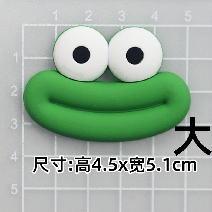 Wholesale 5pcs Big Small size cartoon sausage mouth eyes charger protective cover plush toy hairpin phone case accessories