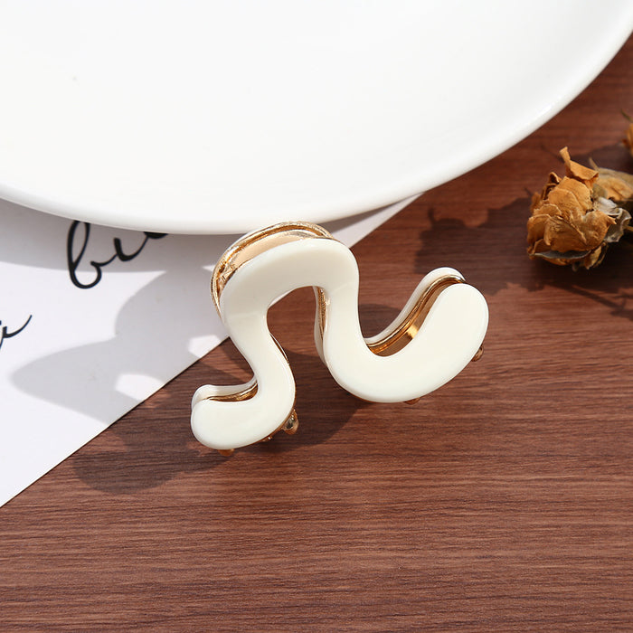 Wholesale small size Half Tie Hair Clip Women's Back of Head Hair Clip Shark Clip Hair Accessories