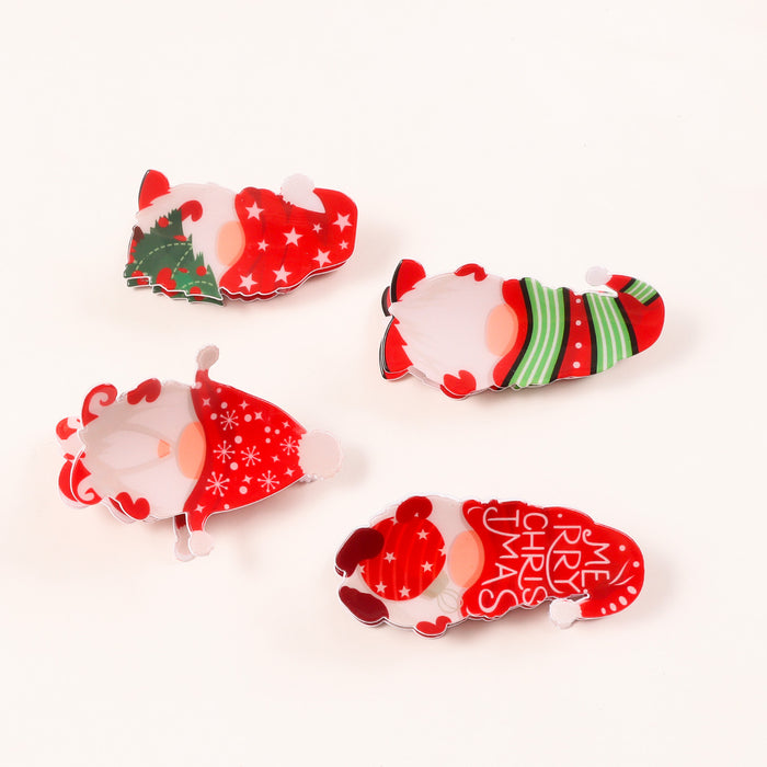 Wholesale Ornaments Cross-border Christmas Cartoon Clip Star Pattern