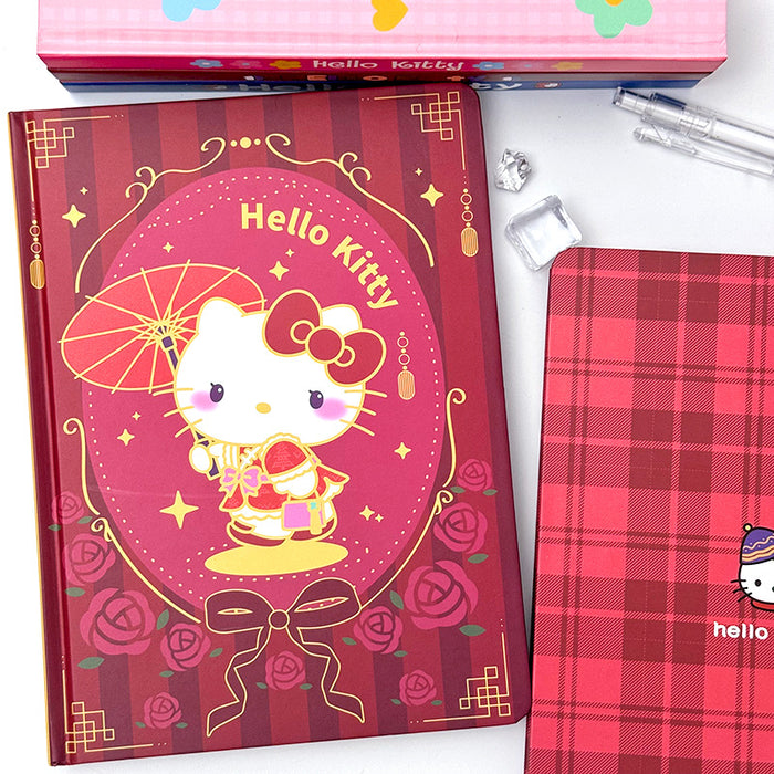 Wholesale Cute Sweet Hard Cover Notebook  Cat Notepad Girl' s Heart Colored Pages Handbook