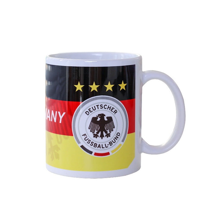 Wholesale World Cup Stylish Ceramic Mugs with National Team Logos