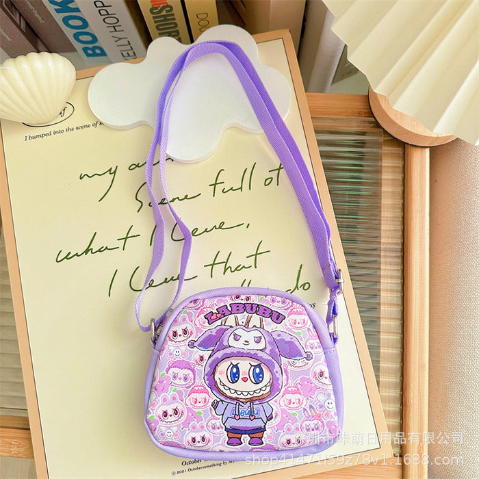 Wholesale Cloth Crossbody Bag Semicircle Shoulder Bag Children' s Small Backpack Shoulder Bag  Capybara Crossbody Bag