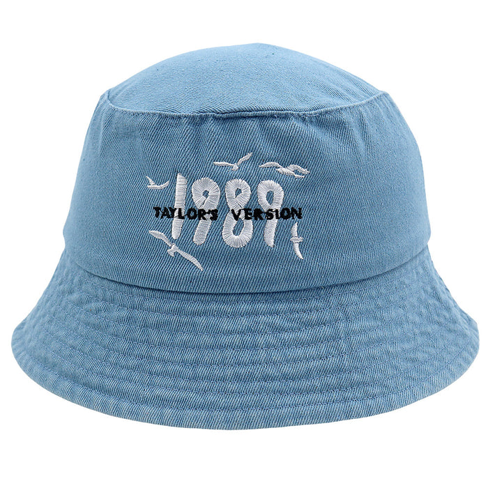 Wholesale Embroidered Denim Bucket Hat JDC-FH-HaiPu007