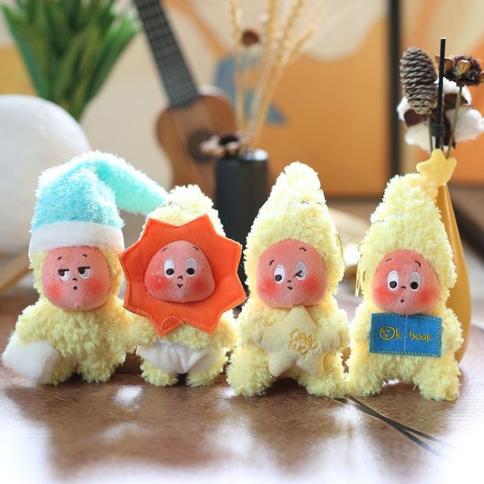 Wholesale Cute Star Small Doll Pendant Plush Toy Doll Bag Pendant Keychain Doll