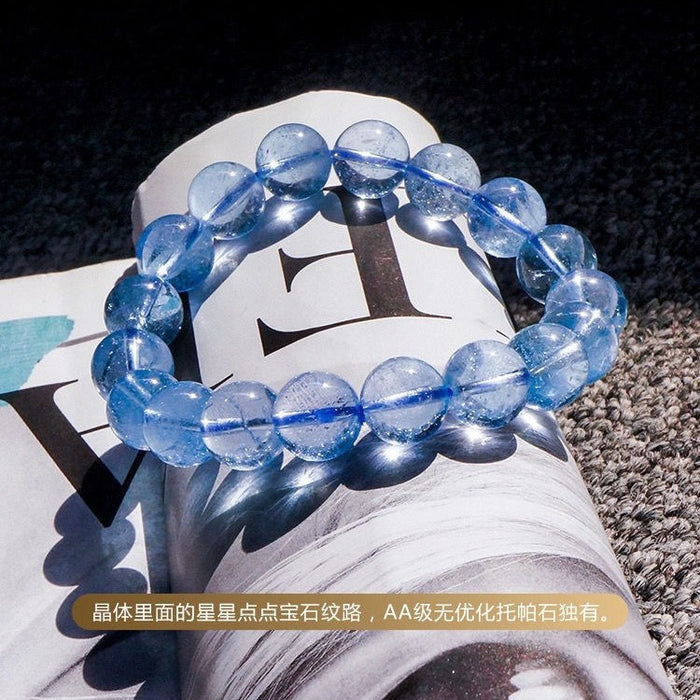 Wholesale Round bead bracelet, sapphire bracelet