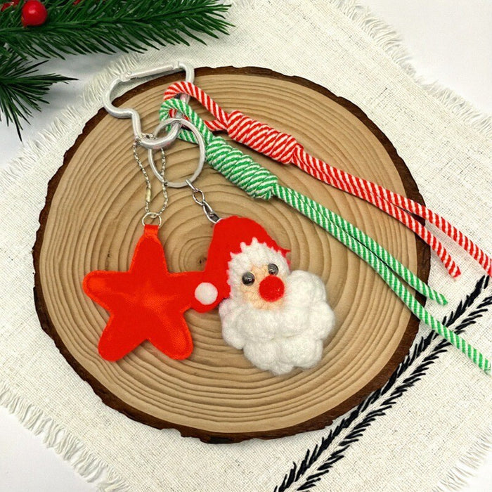Wholesale Christmas Creative Star Keychain Ornament