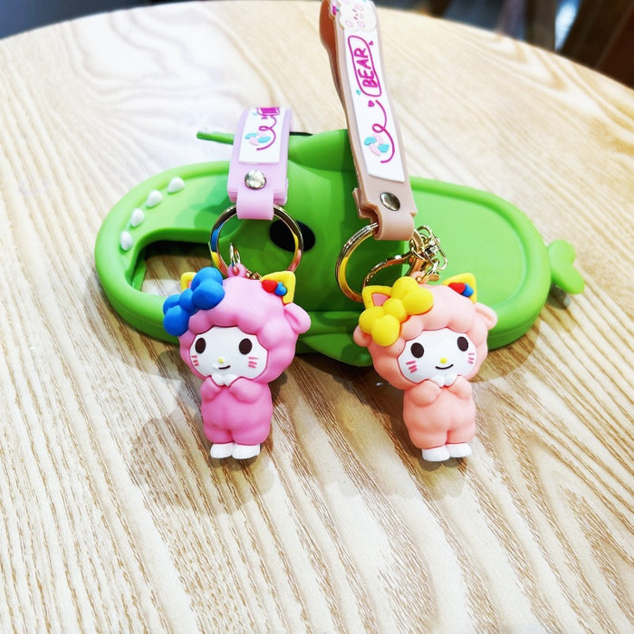 Wholesale PVC Cartoon Doll Keychain JDC-KC-WuYi079