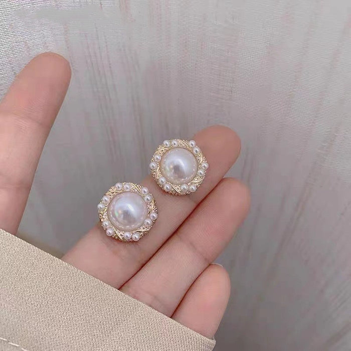 Wholesale Square Cat's Eye Alloy Earrings JDC-ES-Chengx004