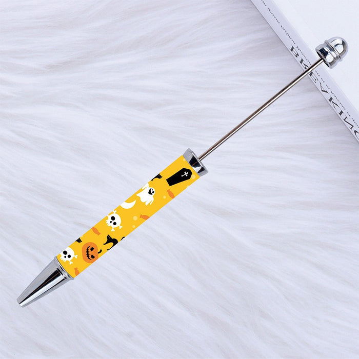 Wholesale Halloween Plastic Beaded Ballpoint Pen JDC-PN-GanCai007