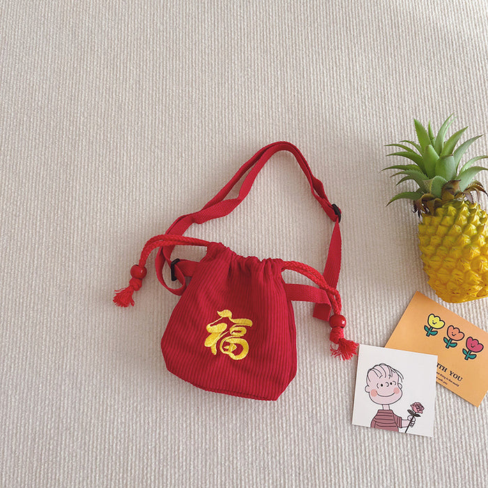 Wholesale Western-style Lucky Bag with Souvenirs Baby New Year's Greetings Small Bag Lightweight Children's Crossbody Bag JDC-SD-TMS007