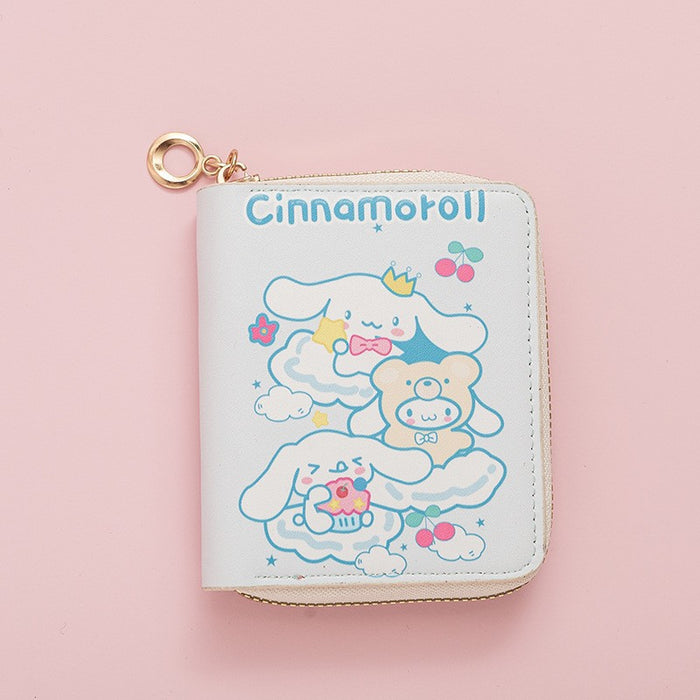 Wholesale Cute Printed Coin Purse Cartoon Animation Short Zipper Money Bag
