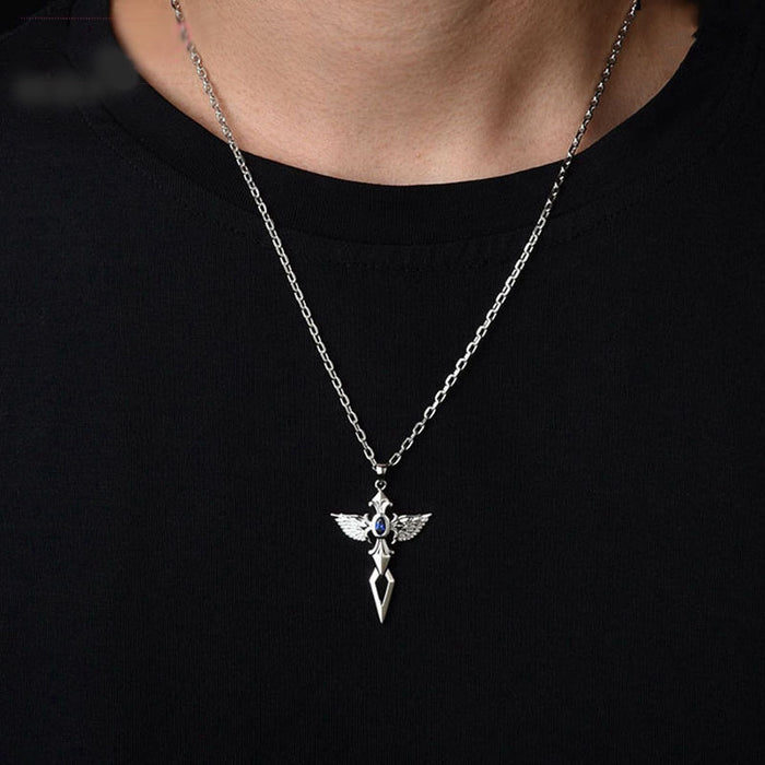 Wholesale  necklace fashion brand devil pendant men's necklace