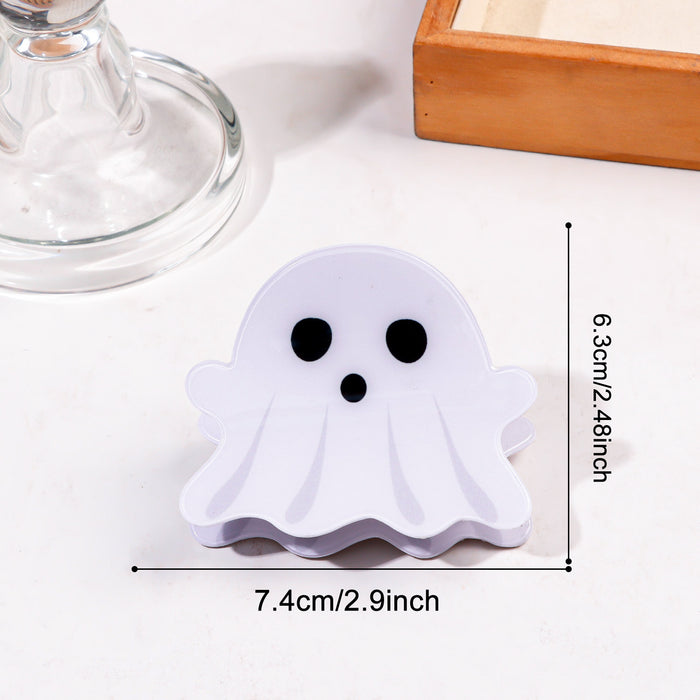 Wholesale PVC  Ghost Shark Hair Claw Clip Funny Hair Gripper For Festive Everyday Styling And Boutique Resale