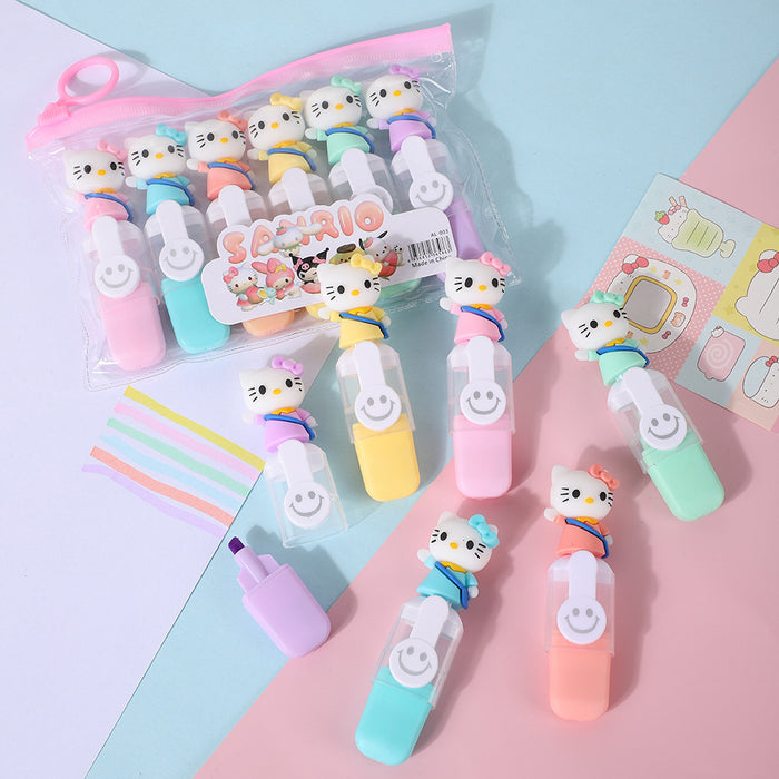 Wholesale Cartoon Mini Ice Cream Cone Highlighters Pen