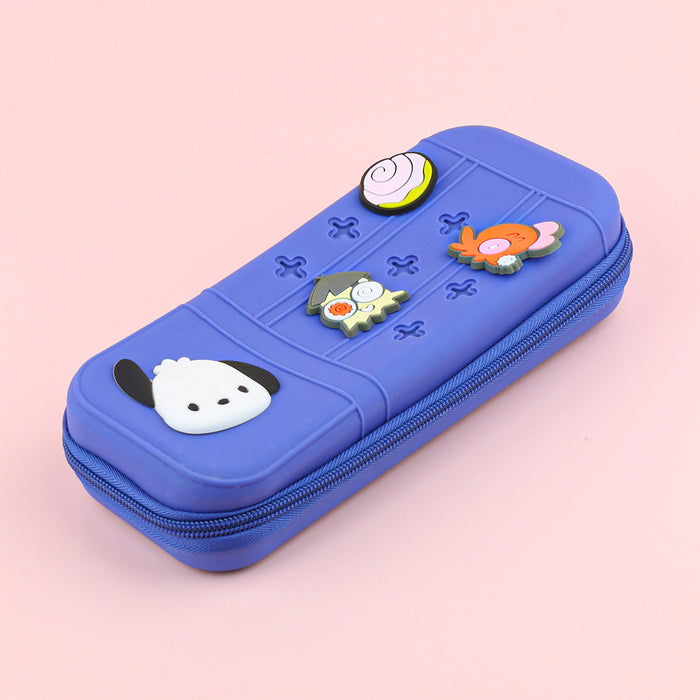 Wholesale Cute Cartoon Silicone Pencil Case DIY Creative Students Stationery Organizer Bag MOQ≥10