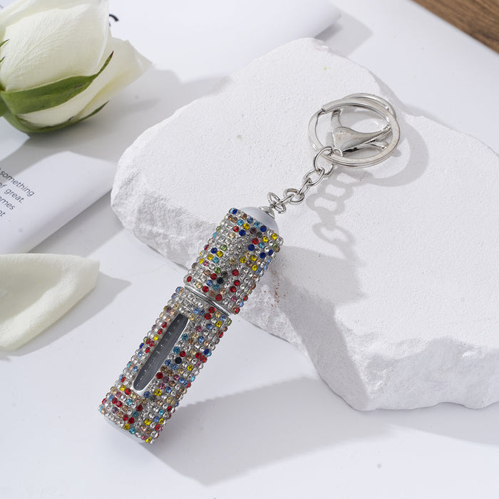 Wholesale Diamond 5ml Perfume Bottle Keychain JDC-KC-ZY021