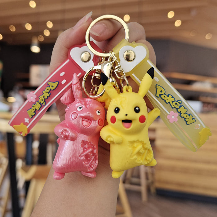 Wholesale Cartoon Doll Silicone Keychain (F) JDC-KC-ZhuoRan005