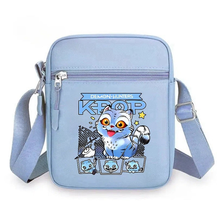 Wholesale Anime Cartoon Print Small Square Shoulder Bag For Boys Girls Cute PVC Crossbody Purse Fashion Accessory